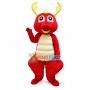 Simple Style Cartoon Red Dragon Mascot Costume	