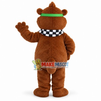 Furry brown Gophers mascot costume Furry brown Gophers mascot costume