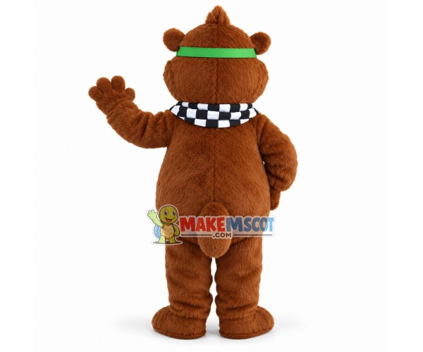 Furry brown Gophers mascot costume Furry brown Gophers mascot costume