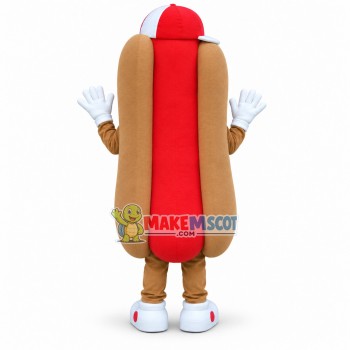 Hot Dog Fast Food Restaurant Mascot Costume Advertising Adult Hot Dog Fast Food Restaurant Mascot Costume Advertising Adult