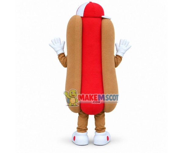 Hot Dog Fast Food Restaurant Mascot Costume Advertising Adult Hot Dog Fast Food Restaurant Mascot Costume Advertising Adult