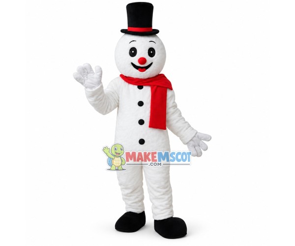 Lovely Snowman Christmas Mascot Costume Lovely Snowman Christmas Mascot Costume