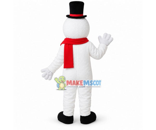 Lovely Snowman Christmas Mascot Costume Lovely Snowman Christmas Mascot Costume