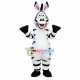 Adventurous Marty the Zebra Madagascar Mascot Costume Adventurous Marty the Zebra Madagascar Mascot Costume