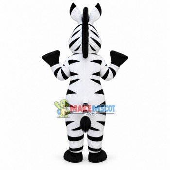 Adventurous Marty the Zebra Madagascar Mascot Costume Adventurous Marty the Zebra Madagascar Mascot Costume