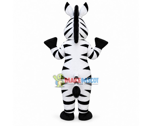 Adventurous Marty the Zebra Madagascar Mascot Costume Adventurous Marty the Zebra Madagascar Mascot Costume