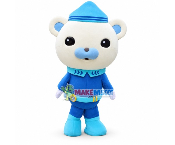 Brave Captain Barnacles Bear Mascot Costume Brave Captain Barnacles Bear Mascot Costume