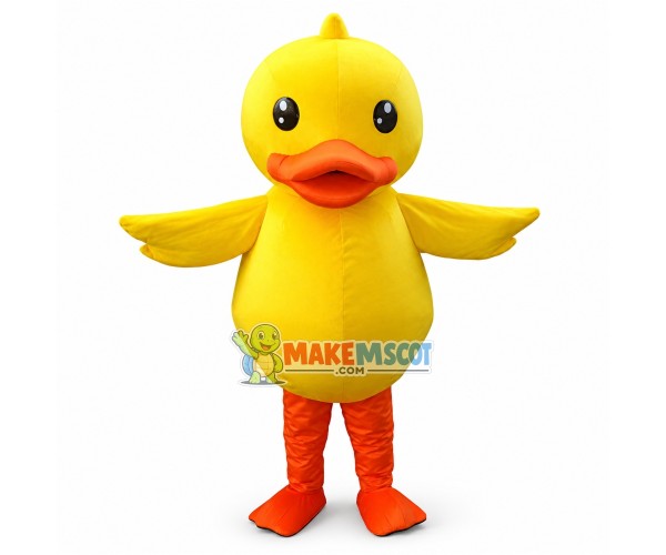 Yellow Rubber Duck Mascot Costume Yellow Rubber Duck Mascot Costume