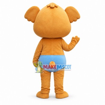Cute Little Baby Koala In Diaper Mascot Costume Cute Little Baby Koala In Diaper Mascot Costume
