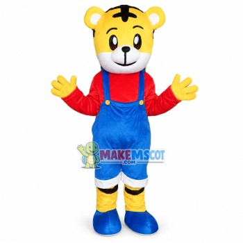 Optimistic Qiaohu the Tiger Mascot Costume