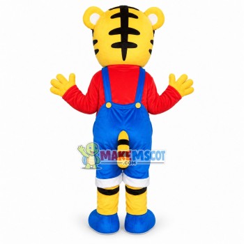 Optimistic Qiaohu the Tiger Mascot Costume Optimistic Qiaohu the Tiger Mascot Costume