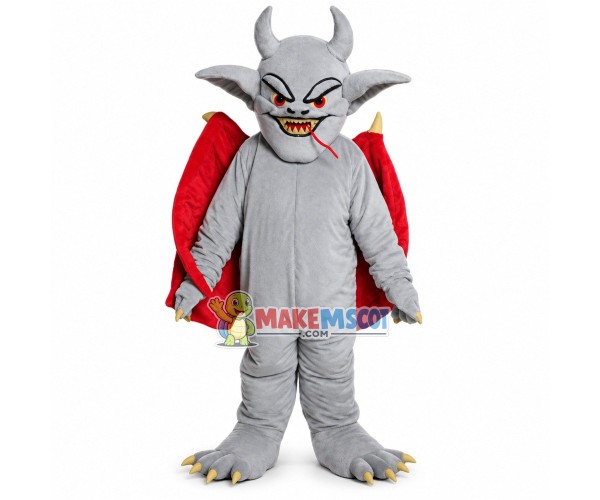 Gray Bat Devil Mascot Costume	