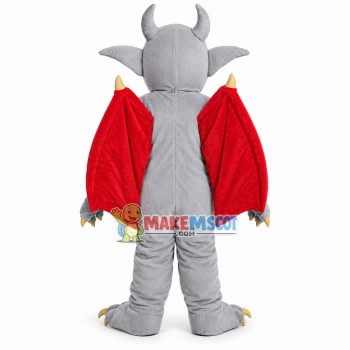 Gray Bat Devil Mascot Costume Gray Bat Devil Mascot Costume