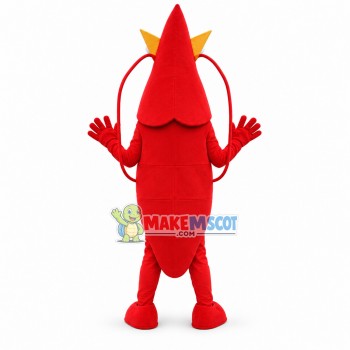 Deluxe Red Shrimp Lightweight Mascot Costume Deluxe Red Shrimp Lightweight Mascot Costume