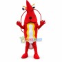Deluxe Red Shrimp Lightweight Mascot Costume 