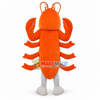 Deluxe Orange Lobster Lightweight Mascot Costume Deluxe Orange Lobster Lightweight Mascot Costume