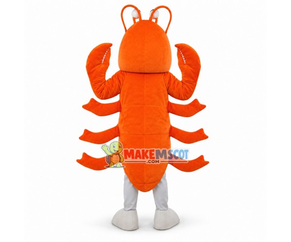Deluxe Orange Lobster Lightweight Mascot Costume Deluxe Orange Lobster Lightweight Mascot Costume
