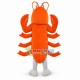 Deluxe Orange Lobster Lightweight Mascot Costume Deluxe Orange Lobster Lightweight Mascot Costume