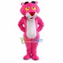 Curious Pink Panther Mascot Cartoon Character Costume