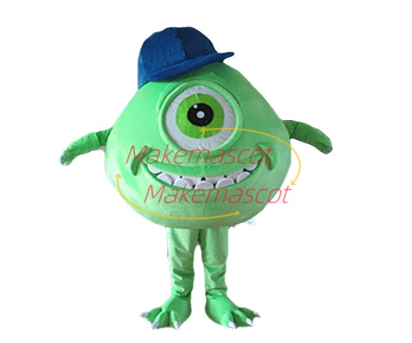 Monsters University Mike Wazowski Mascot Costume Monsters University Mike Wazowski Mascot Costume