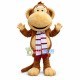 Adult Cartoon Big Mouth Monkey Mascot Costume Adult Cartoon Big Mouth Monkey Mascot Costume