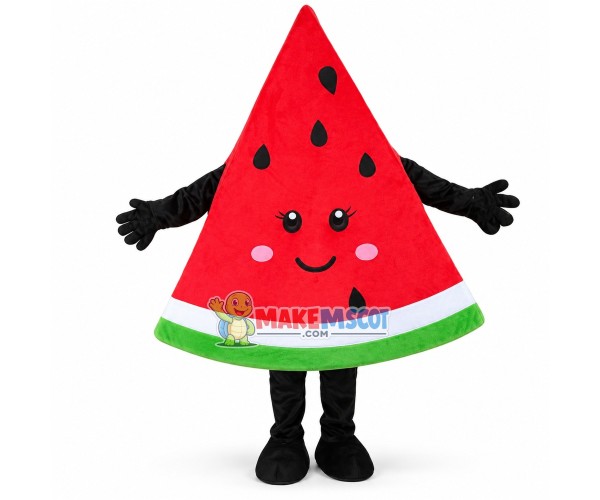 Deluxe Cartoon Watermelon Slice Lightweight Mascot Adult Costume Deluxe Cartoon Watermelon Slice Lightweight Mascot Adult Costume
