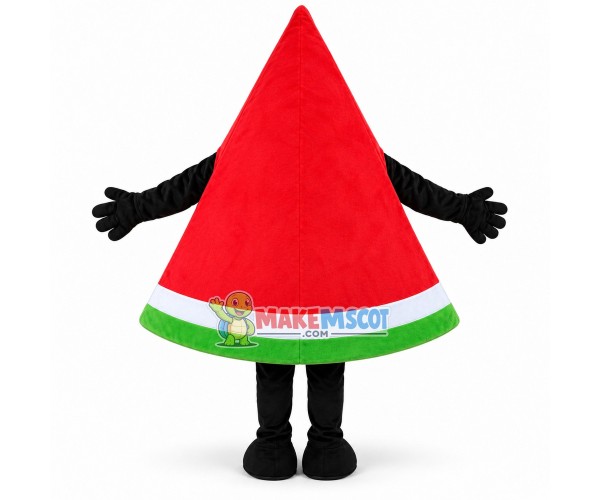 Deluxe Cartoon Watermelon Slice Lightweight Mascot Adult Costume	