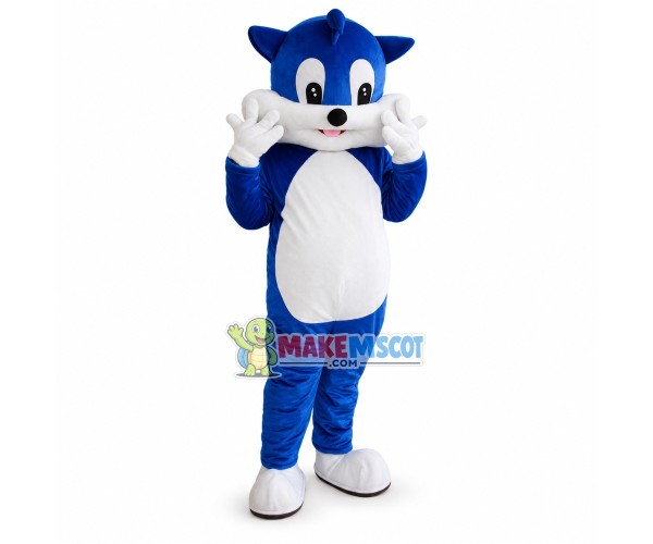 Lovely Cartoon Blue Cat Mascot Costume Lovely Cartoon Blue Cat Mascot Costume