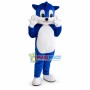 Lovely Cartoon Blue Cat Mascot Costume 