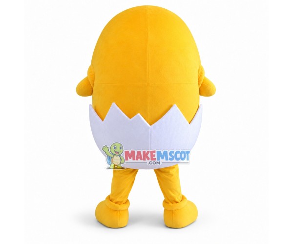 Gudetama the Lazy Egg In Shell Mascot Costume	