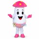 Deluxe Pink Mushroom Cartoon Mascot Costume Deluxe Pink Mushroom Cartoon Mascot Costume