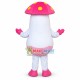 Deluxe Pink Mushroom Cartoon Mascot Costume Deluxe Pink Mushroom Cartoon Mascot Costume