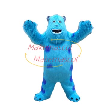 Optimistic Sully Monster Long Fur Mascot Costume Optimistic Sully Monster Long Fur Mascot Costume