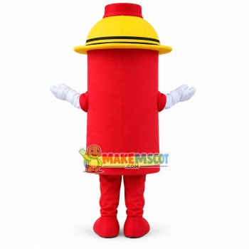 Deluxe Cartoon Red Fire Hydrant Lightweight Mascot Costume For Adult Deluxe Cartoon Red Fire Hydrant Lightweight Mascot Costume For Adult