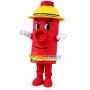 Deluxe Cartoon Red Fire Hydrant Lightweight Mascot Costume For Adult	
