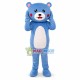 Blue Teddy Bear Mascot Costume Blue Teddy Bear Mascot Costume
