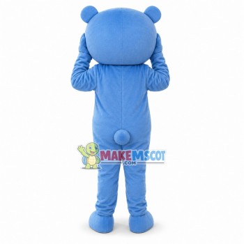 Blue Teddy Bear Mascot Costume Blue Teddy Bear Mascot Costume