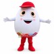Surprise Egg Man In Red Hat Mascot Costume Surprise Egg Man In Red Hat Mascot Costume