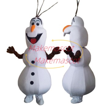 Optimistic Olaf Mascot Costume Optimistic Olaf Mascot Costume
