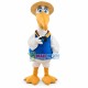 Tourist White Ibis Mascot Costume Cartoon Character Tourist White Ibis Mascot Costume Cartoon Character