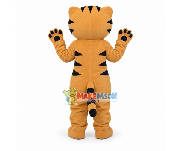 Golden Kitten Mascot Adult Costume 