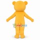 Simple Style Cartoon Yellow Bear Mascot Costume Simple Style Cartoon Yellow Bear Mascot Costume