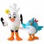 Adult Cartoon White Pigeon & Fat Bluebird Mascot Costume	