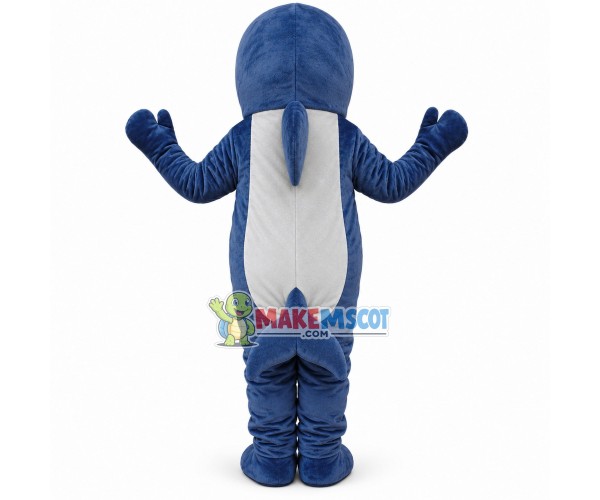 College Iggy Dolphin Mascot Costume 