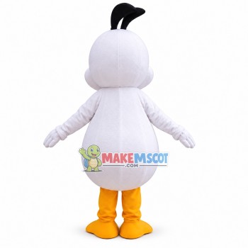Cartoon Little White Bird Mascot Costume Cartoon Little White Bird Mascot Costume