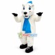 Holiday Polar Bear Mascot Costume Adult Plush Holiday Polar Bear Mascot Costume Adult Plush