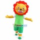 Happy Sporty Lion Mascot Cartoon Style Costume Happy Sporty Lion Mascot Cartoon Style Costume