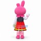 Optimistic My Melody the White Bunny Mascot Costume Cartoon Character Optimistic My Melody the White Bunny Mascot Costume Cartoon Character
