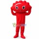 Red dumpling Man Mascot Costume Red dumpling Man Mascot Costume