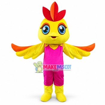 Cute Cartoon Phoenix Mascot Costume Cute Cartoon Phoenix Mascot Costume